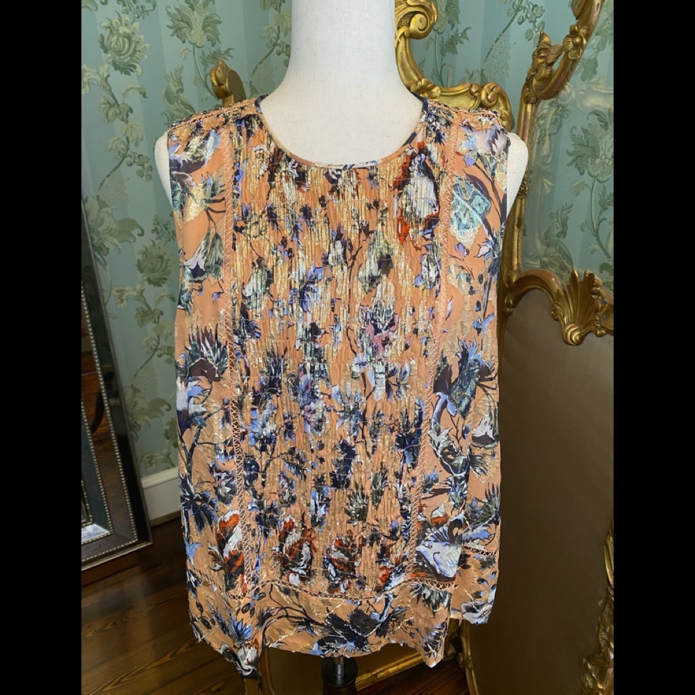 Shimmery lined blouse - perfect for day or night!